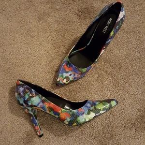 Nine West Kaleidoscope Snake Pumps